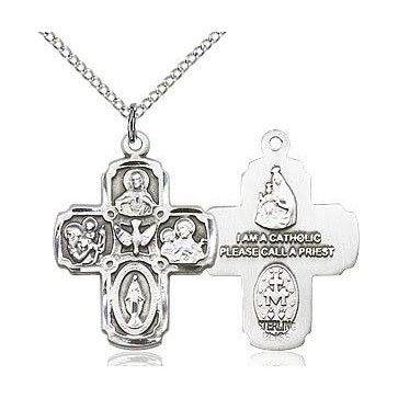 Bliss 0041SS/18S Sterling 5-Way Medal