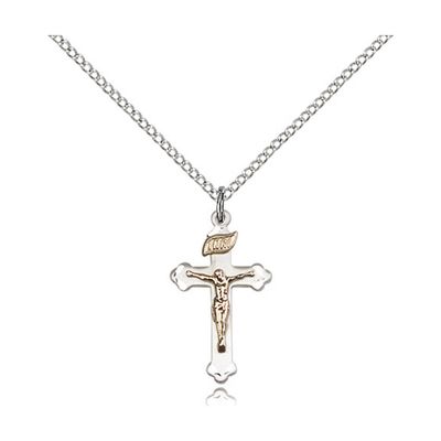 Bliss 2669GF/SS/18S Two-Tone Crucifix