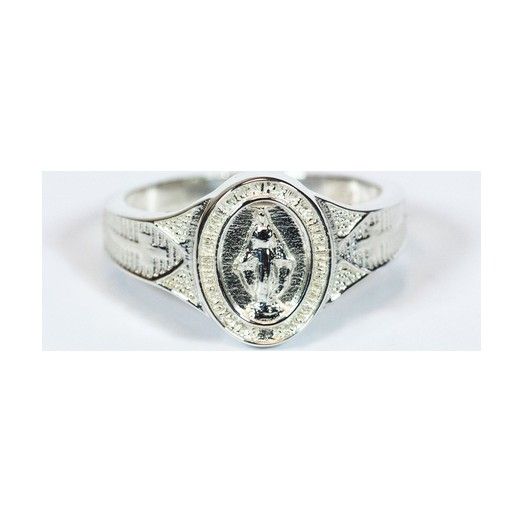 Bliss 0520MSS8 Miraculous Medal Ring Size 8