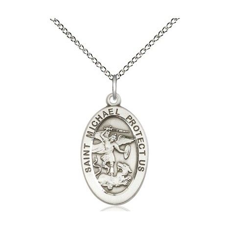 St Christopher Medal on 20" Chain