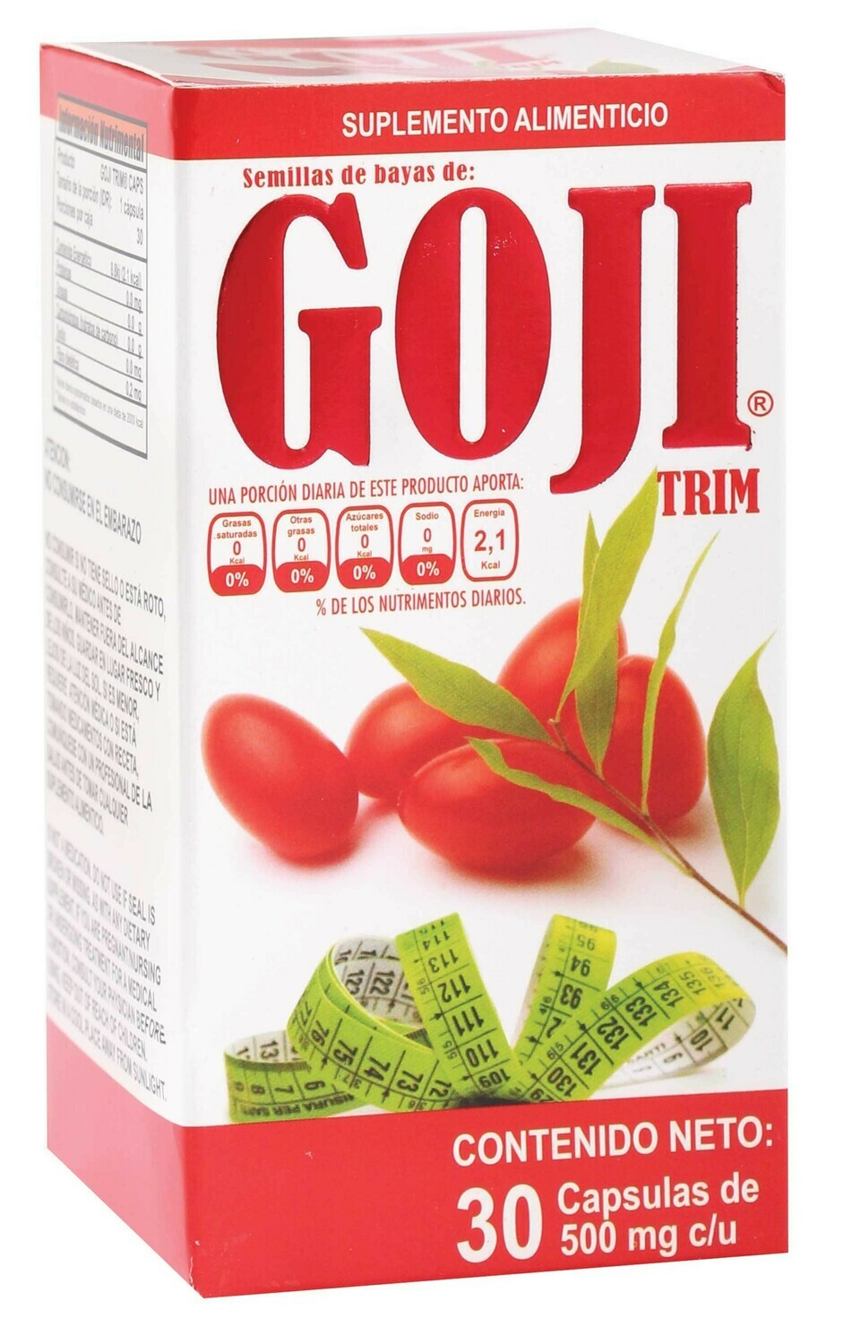 Goji Trim 30 cápsulas de 500 mg