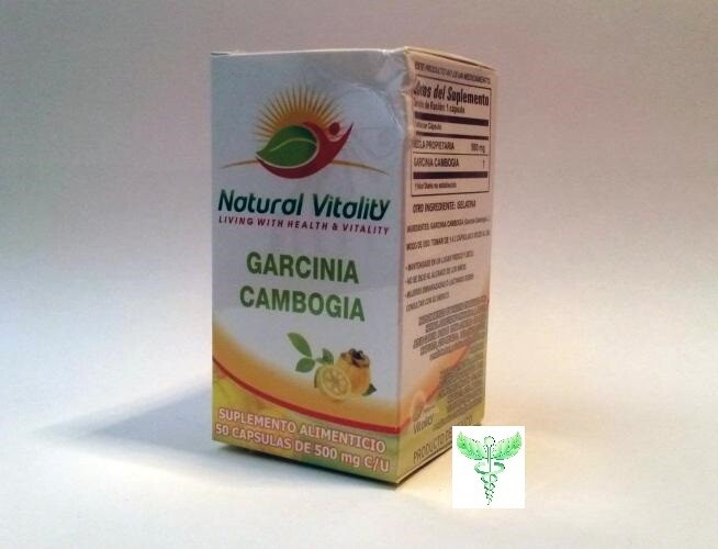 Garcinia Cambogia Natural Vitality 50 Cápsulas De 500 Mg
