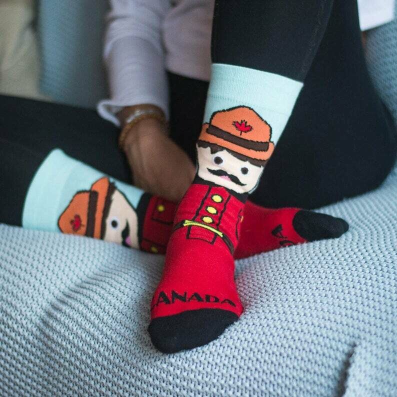 Canadian Mountie Socks