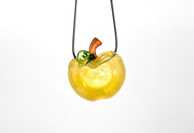Pouch Glass- Apple Pendant (2)