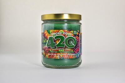 Smoke Odor Candle 420
