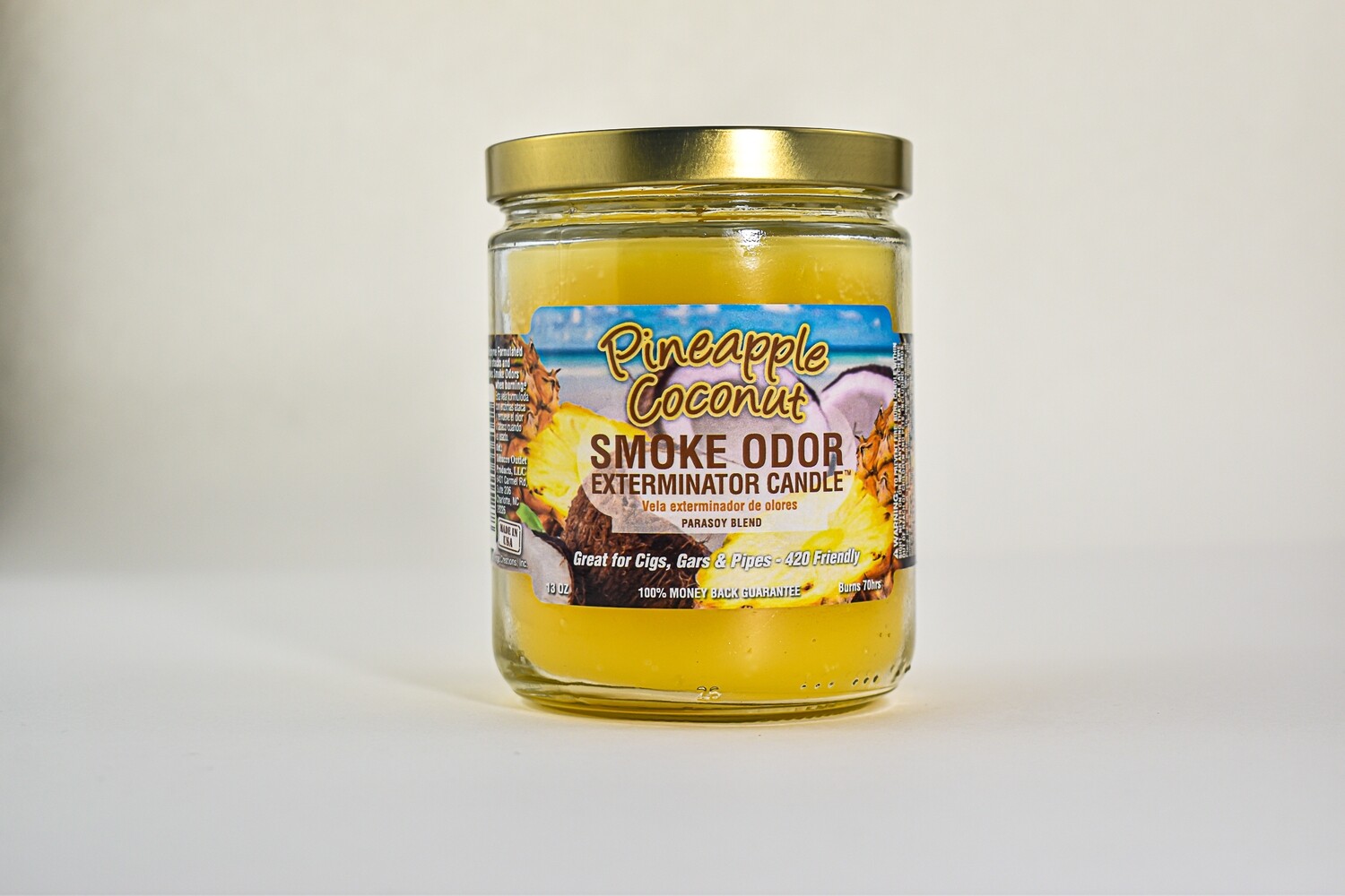 Smoke Odor Candle Pineapple Coconut