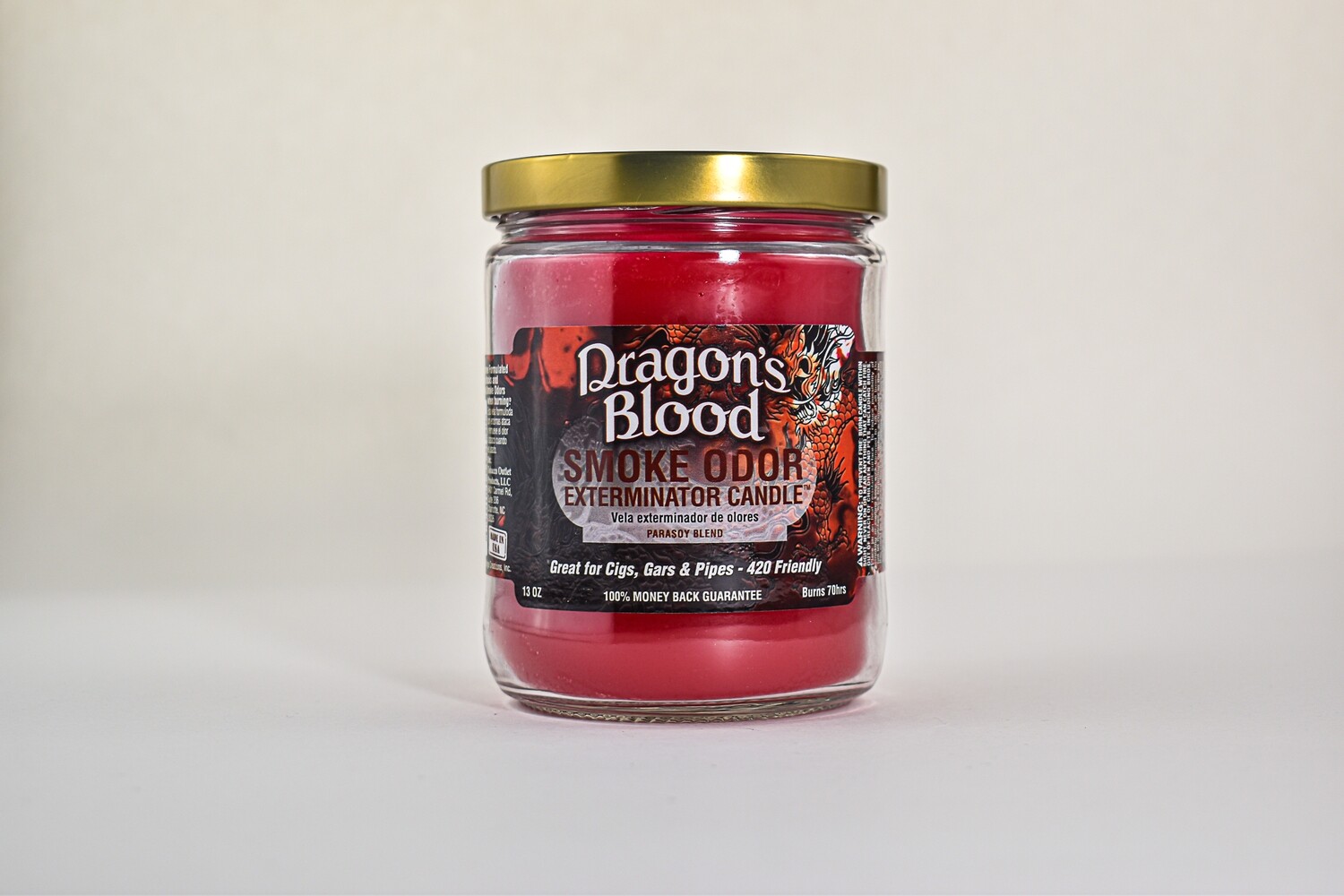 Smoke Odor Candle Dragons Blood