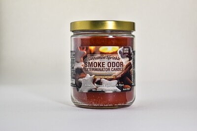 Smoke Odor Candle Cinnamon Sprinkle