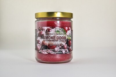 Smoke Odor Candle Sugared Cranberry