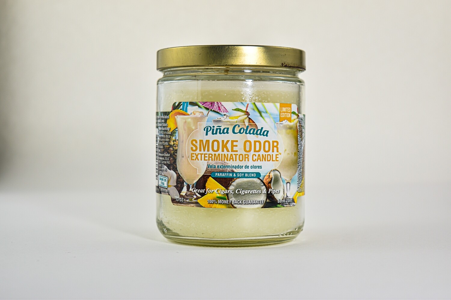 Smoke Odor Candle Pina Colada