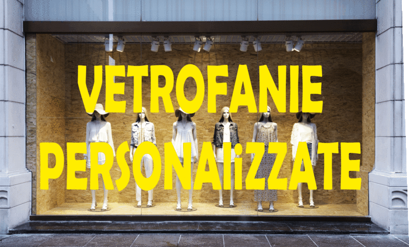 Vetrofania personalizzata