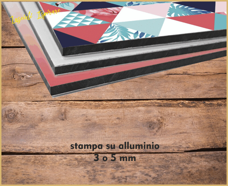 Stampa su Alluminio Bianco
