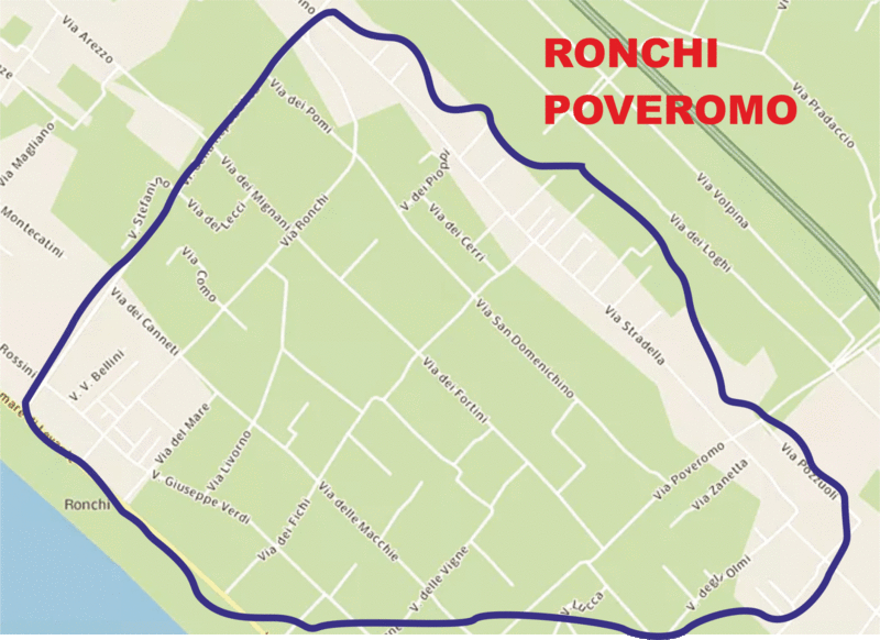 Marina di Massa: Ronchi - Poveromo