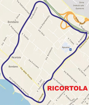 Marina di Massa: Ricortola - Partaccia - Bondano