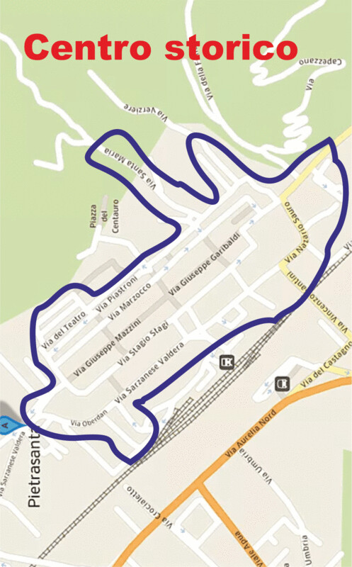 Centro, Città Giardino, Vallecchia, Valdicastello