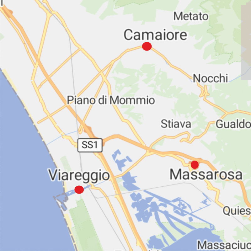 Viareggio + Camaiore + Massarosa