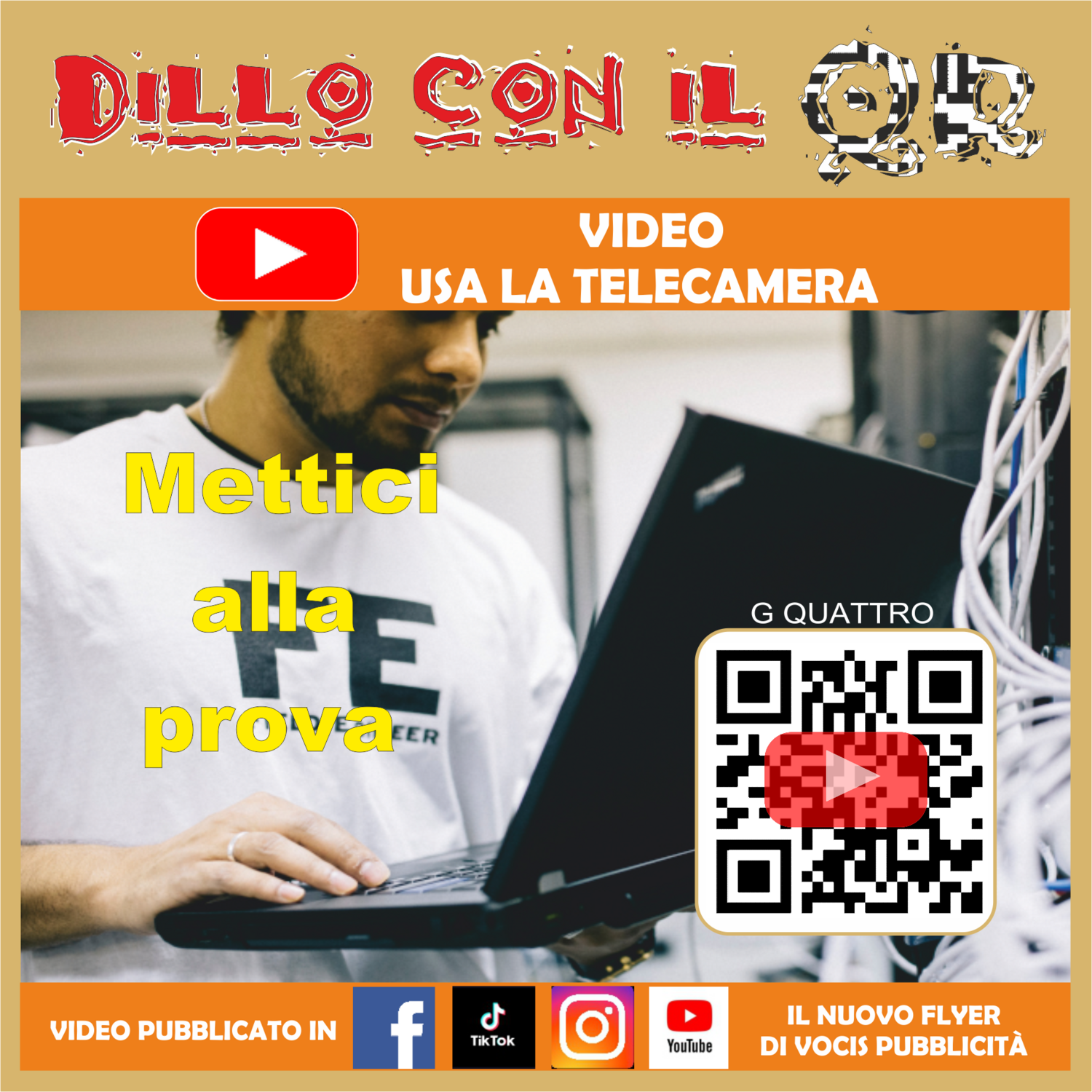 DILLO con il QR gold