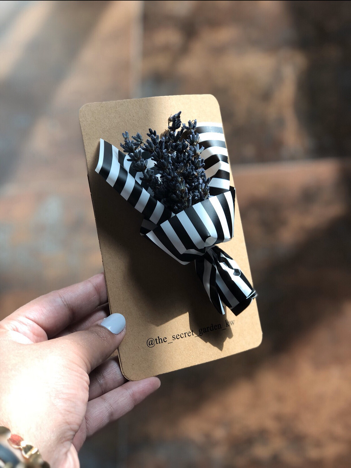 Mini Lavender Card