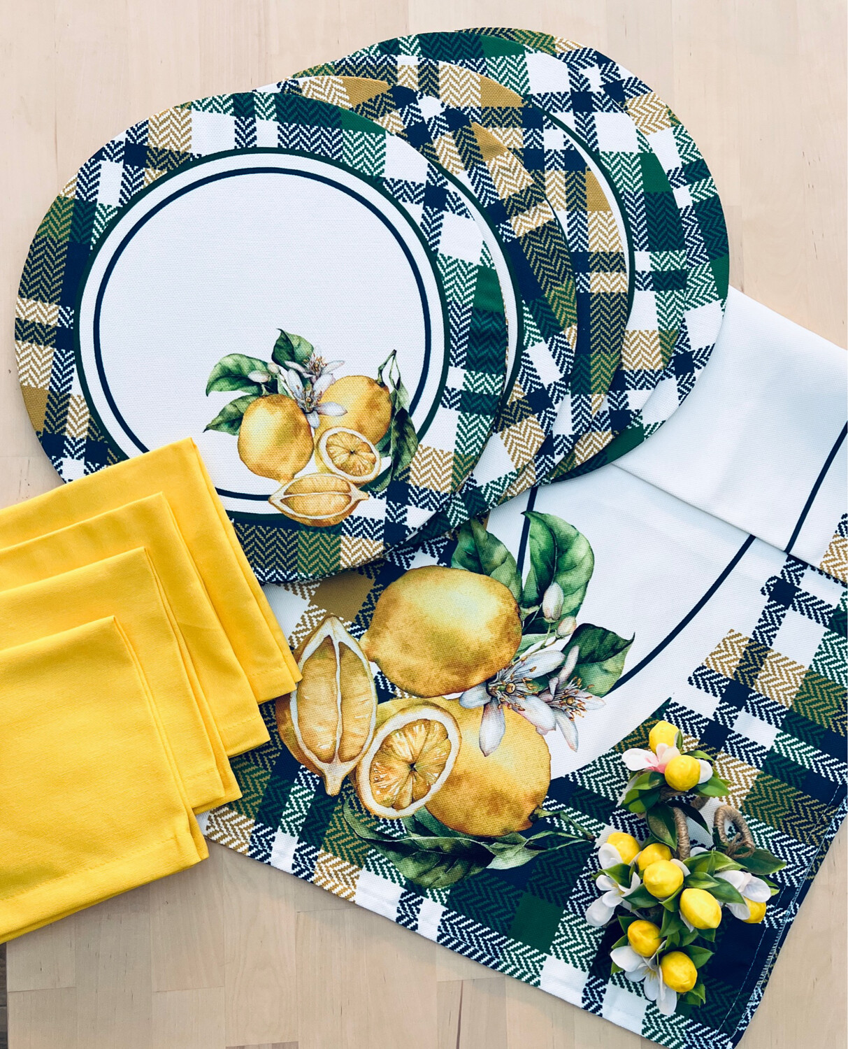 placemat 🍋 مفارش طاولة 