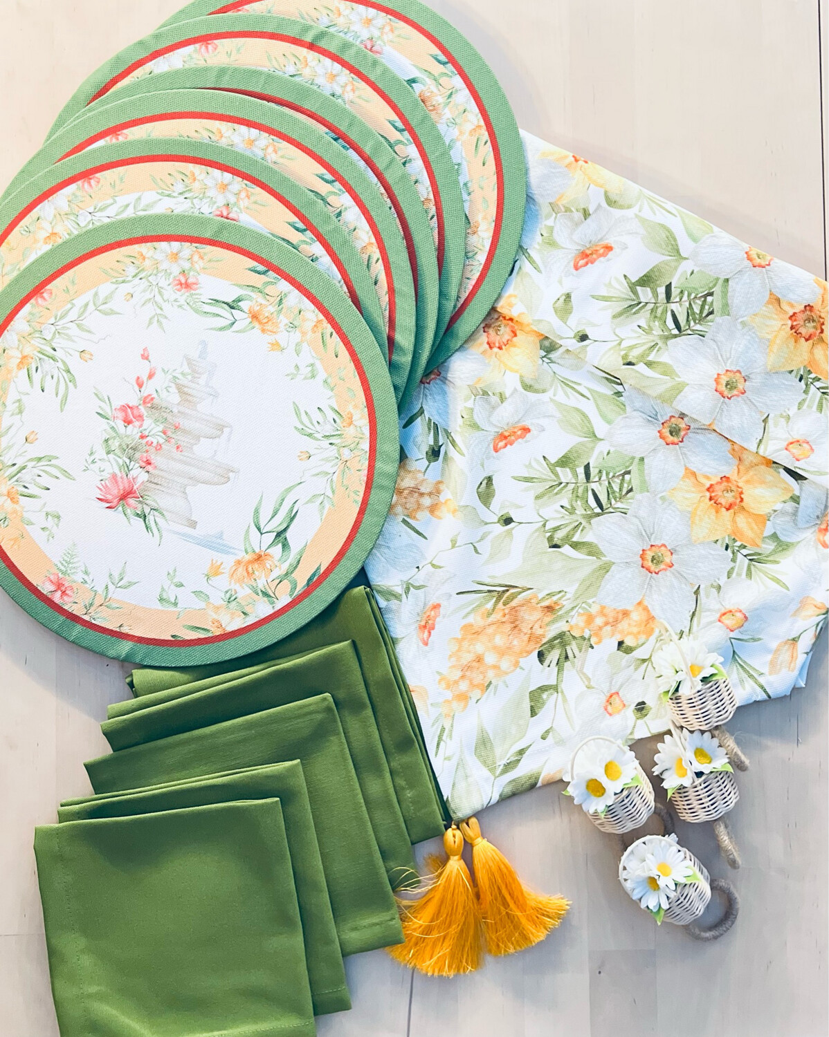 placemat 🦢مفارش طاولة 