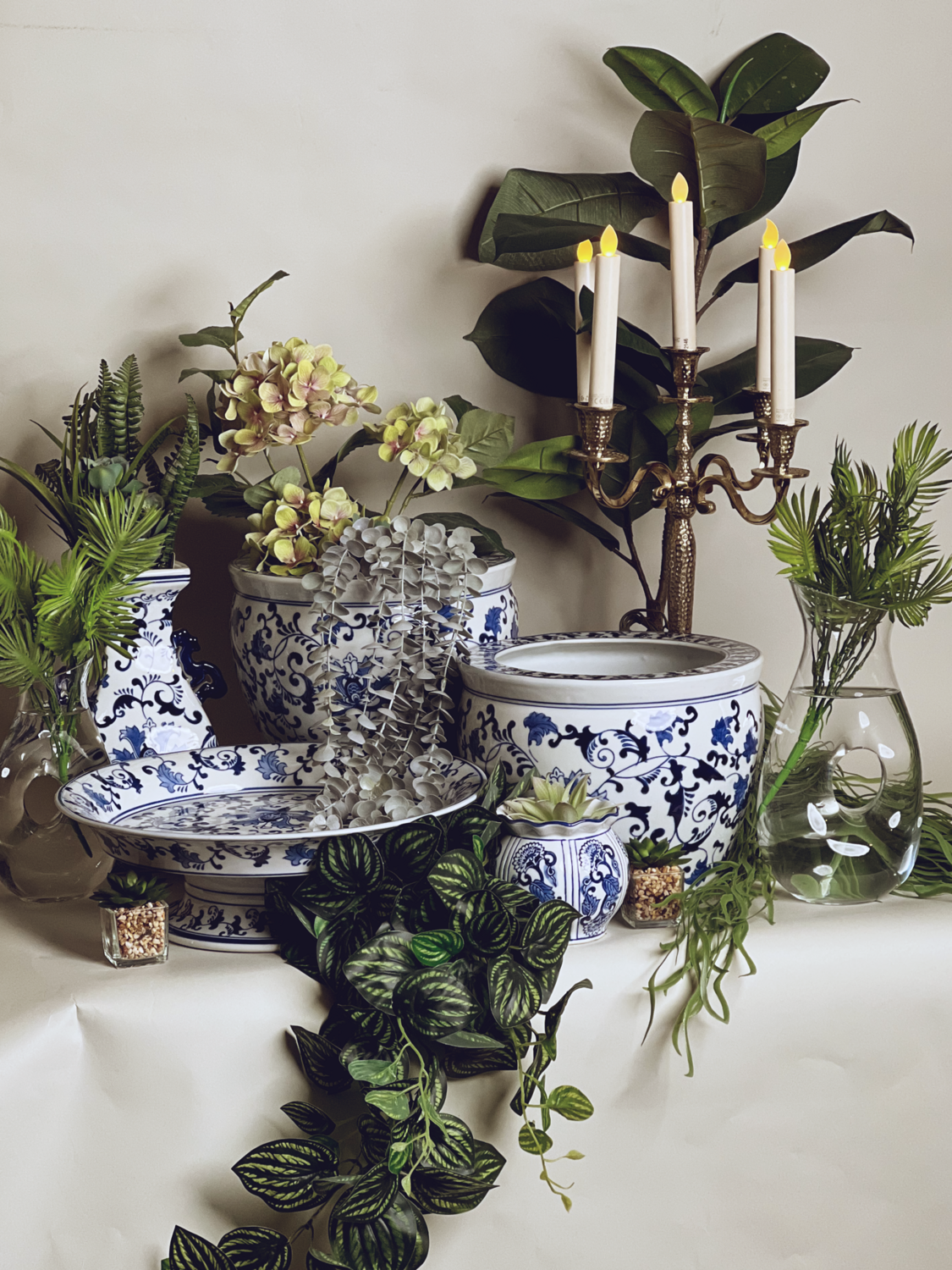 Blue vase