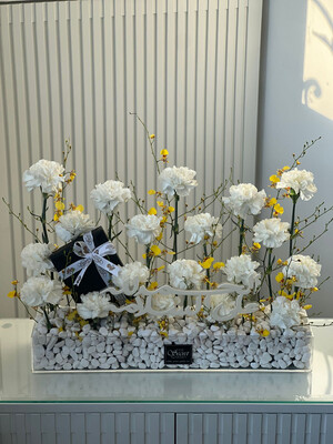 Carnations without gift