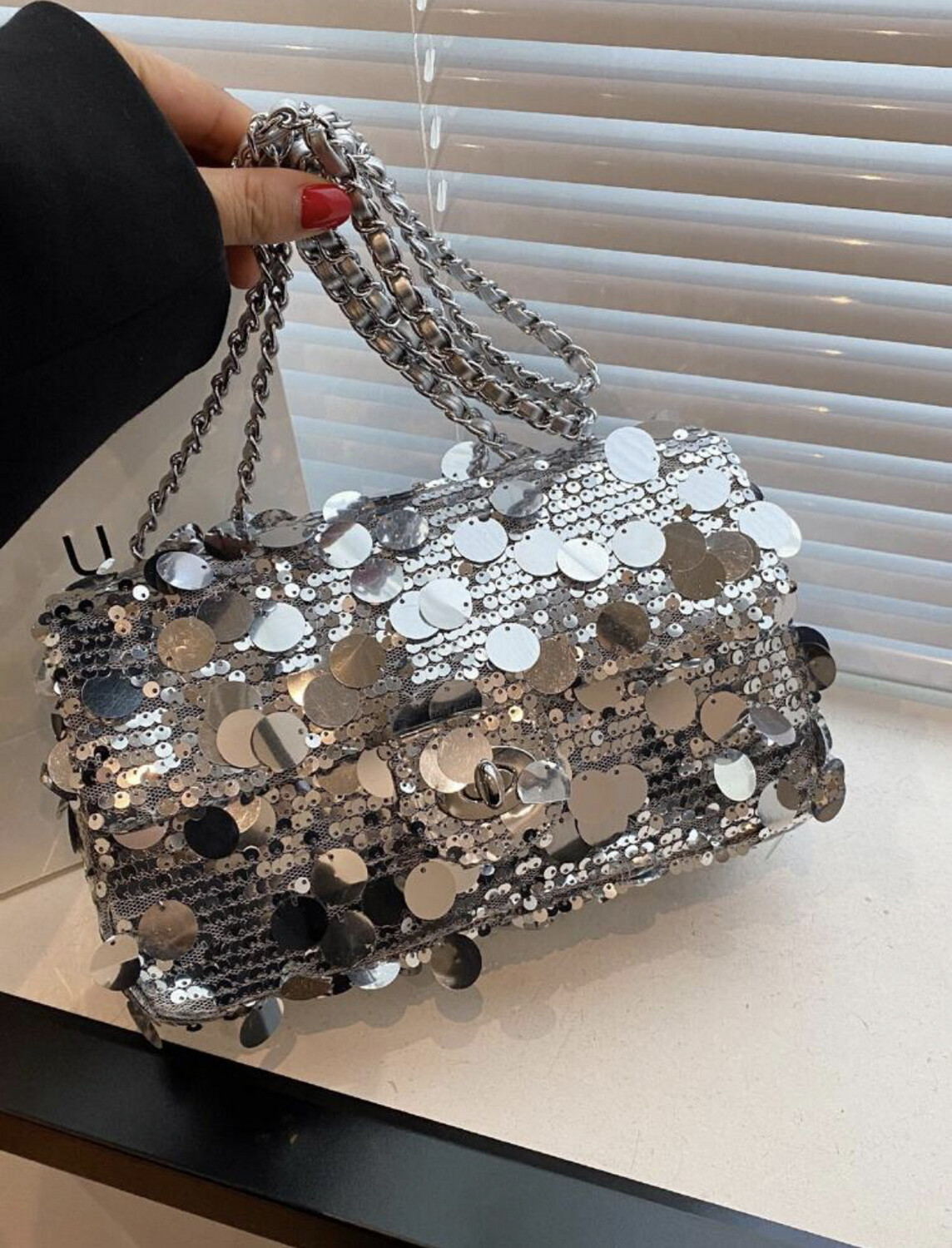 Silver bag