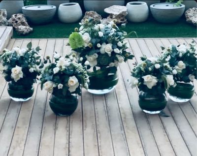 White vase