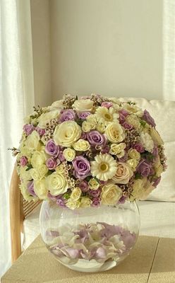 Purple vase