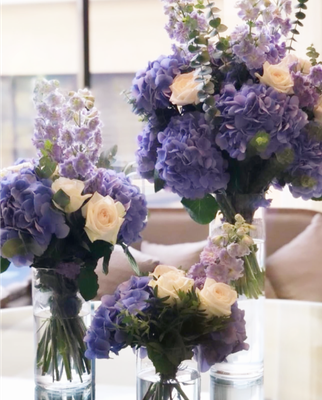 Purple arrangement