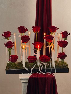 Flower with Candle