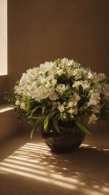 White vase