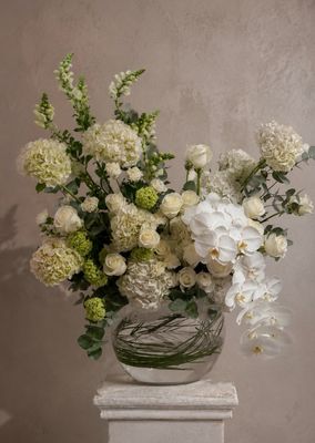 White vase big