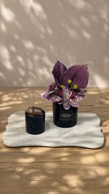 Artificial Flower with chocolate 