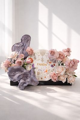 Artificial Flower with chocolate 