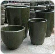 Xinh Short Concrete Planter, 4 Sizes