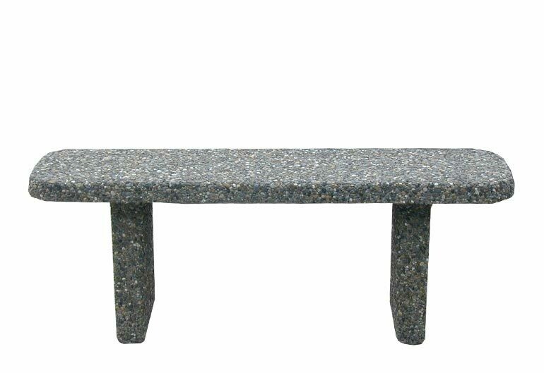 Straight Concrete Bench