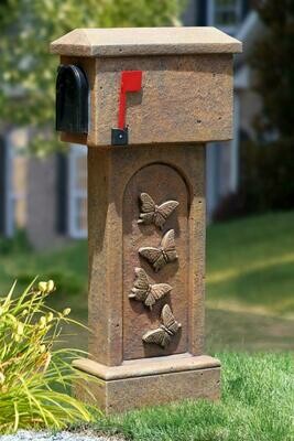54" Mailbox - Butterfly
