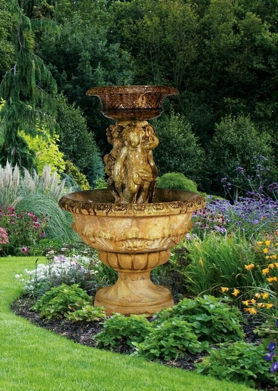 ANTIQUE CHERUBS FOUNTAIN