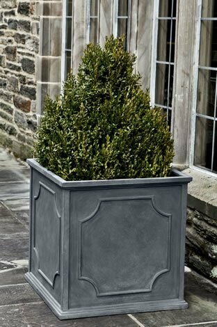 Cumberland Square Planter-Lead Lite-S/4