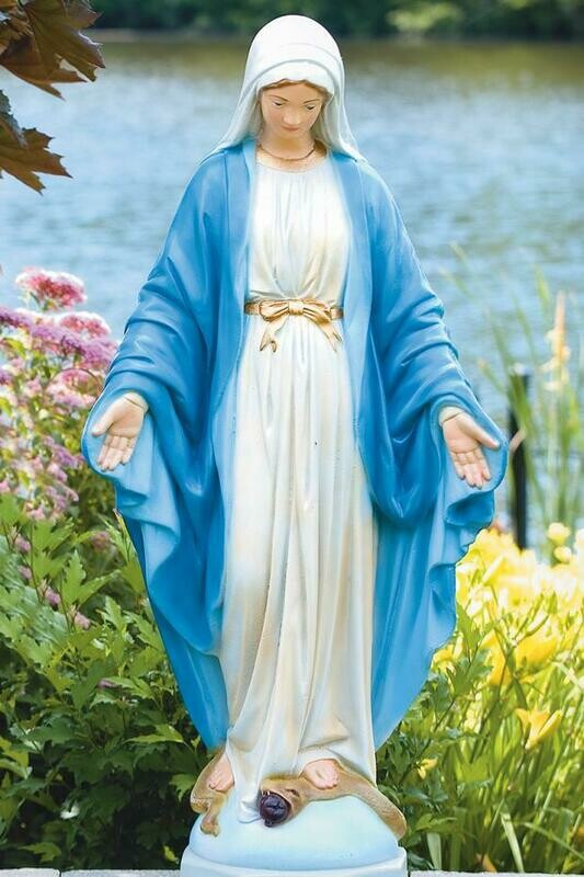 36" Blessed Mother - Detailed Stain