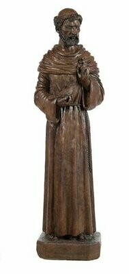 XL St Francis Holding Dove
