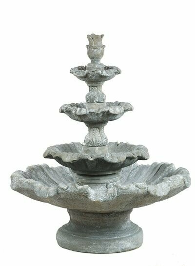 Grooved 4 Tier Fountain