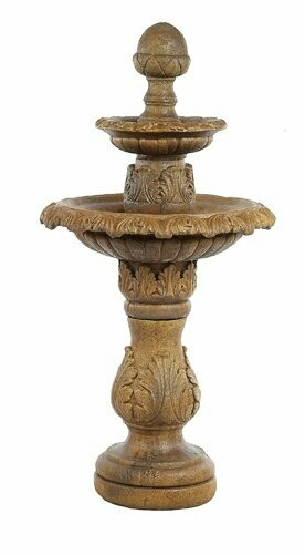 2 Tier Acorn Leaf Fountain