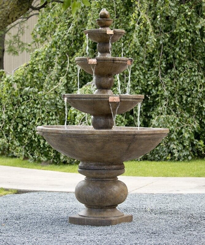 BUCKINGHAM FOUR-TIER FOUNTAIN