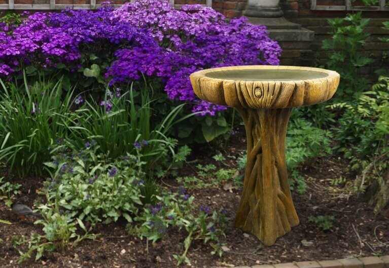 DRIFTWOOD BIRDBATH