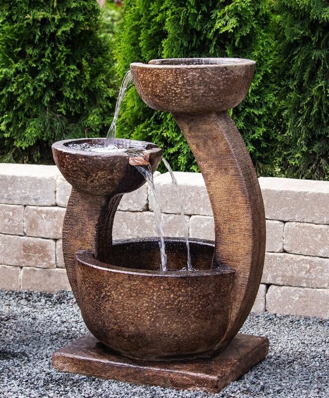 ZEN TWO-BOWL FOUNTAIN