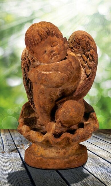 LI'L ANGEL GIRL ON SEASHELL