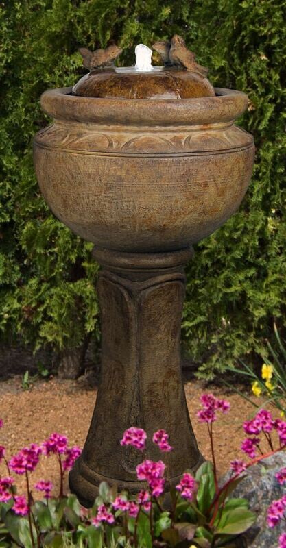 TALL BIRDS PATIO BUBBLER FOUNTAIN