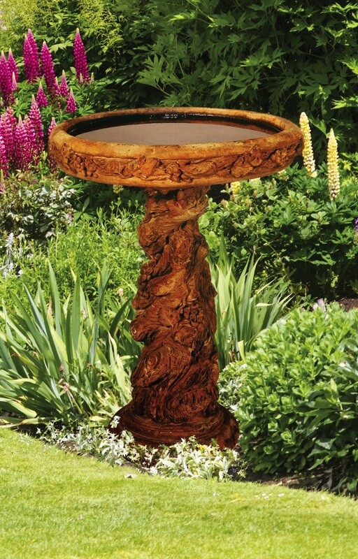 LARGE GRAPEVINE BIRDBATH